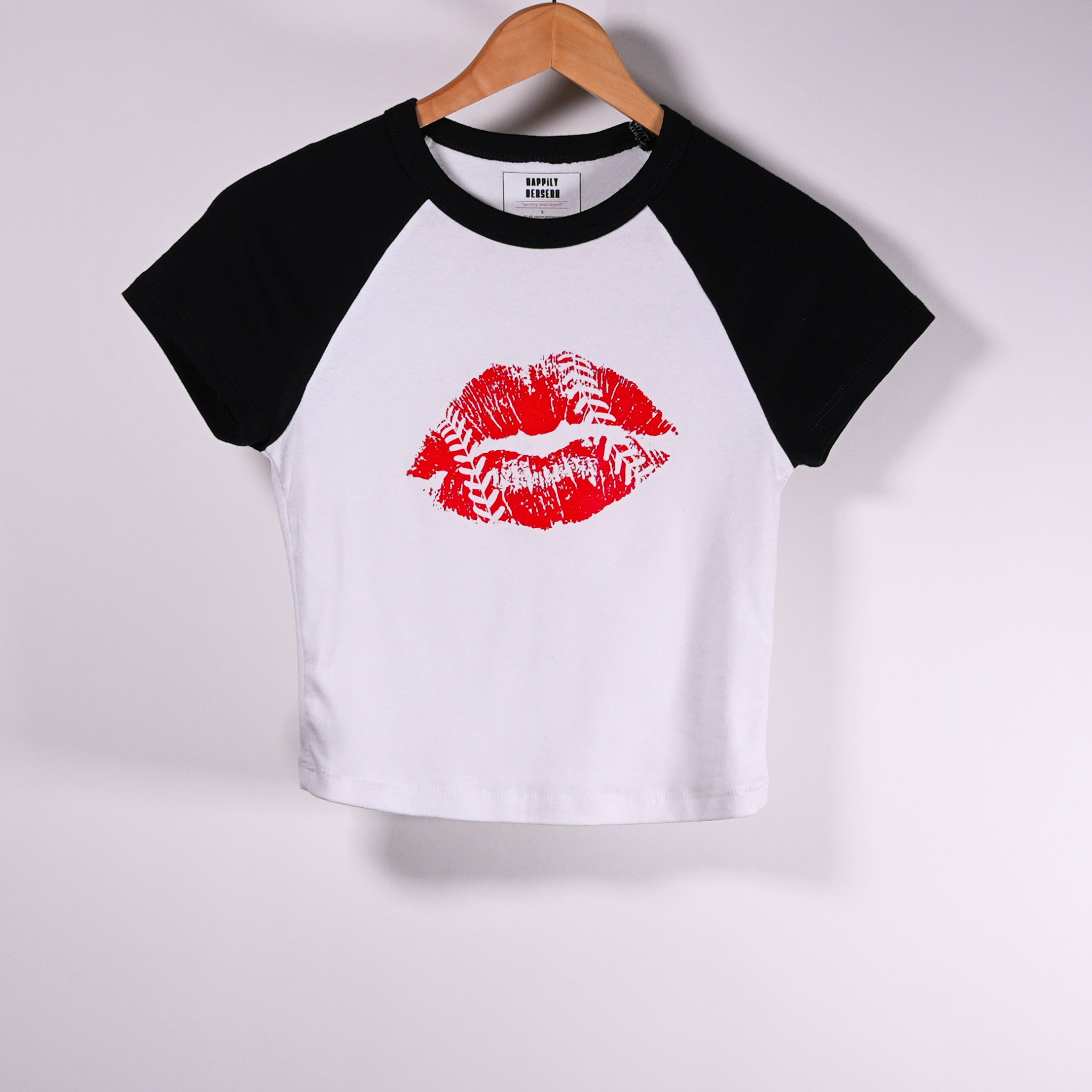 The Happily Berserk Baby Rib Baseball Tee