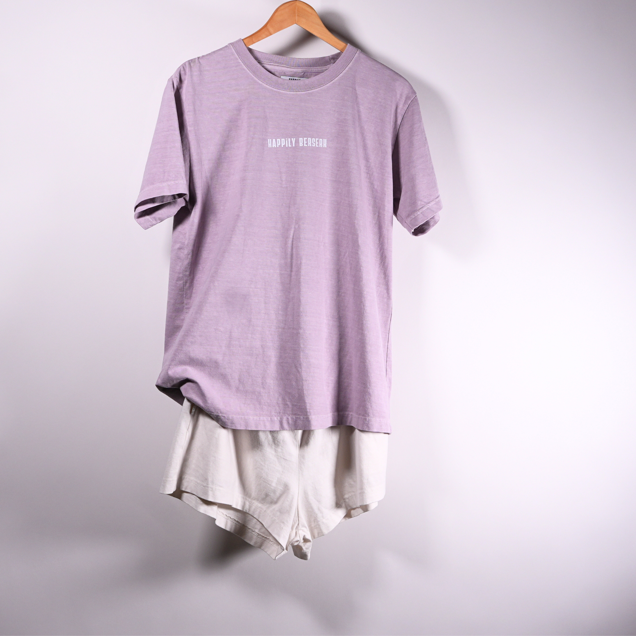 The Happily Berserk Heavyweight Vintage White Short