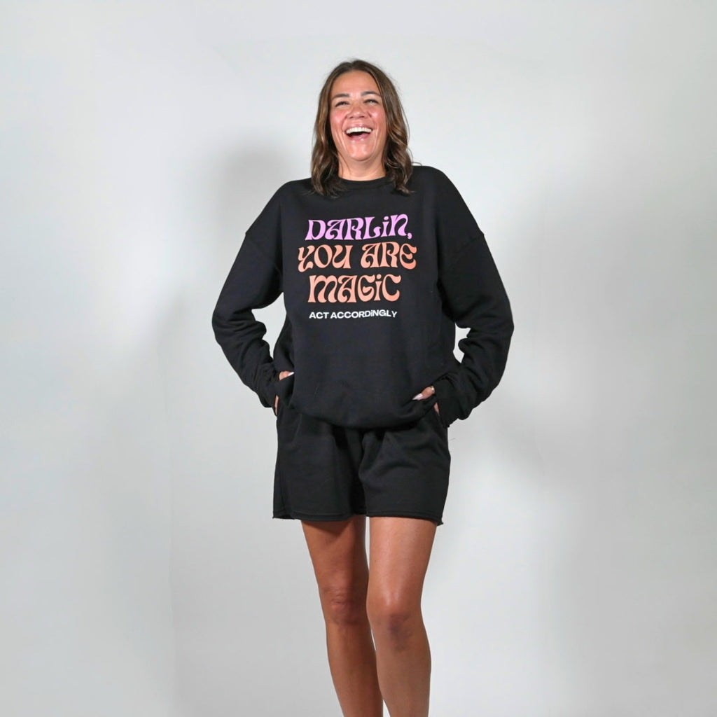 Darlin’, You Are Magic Fleece Shorts