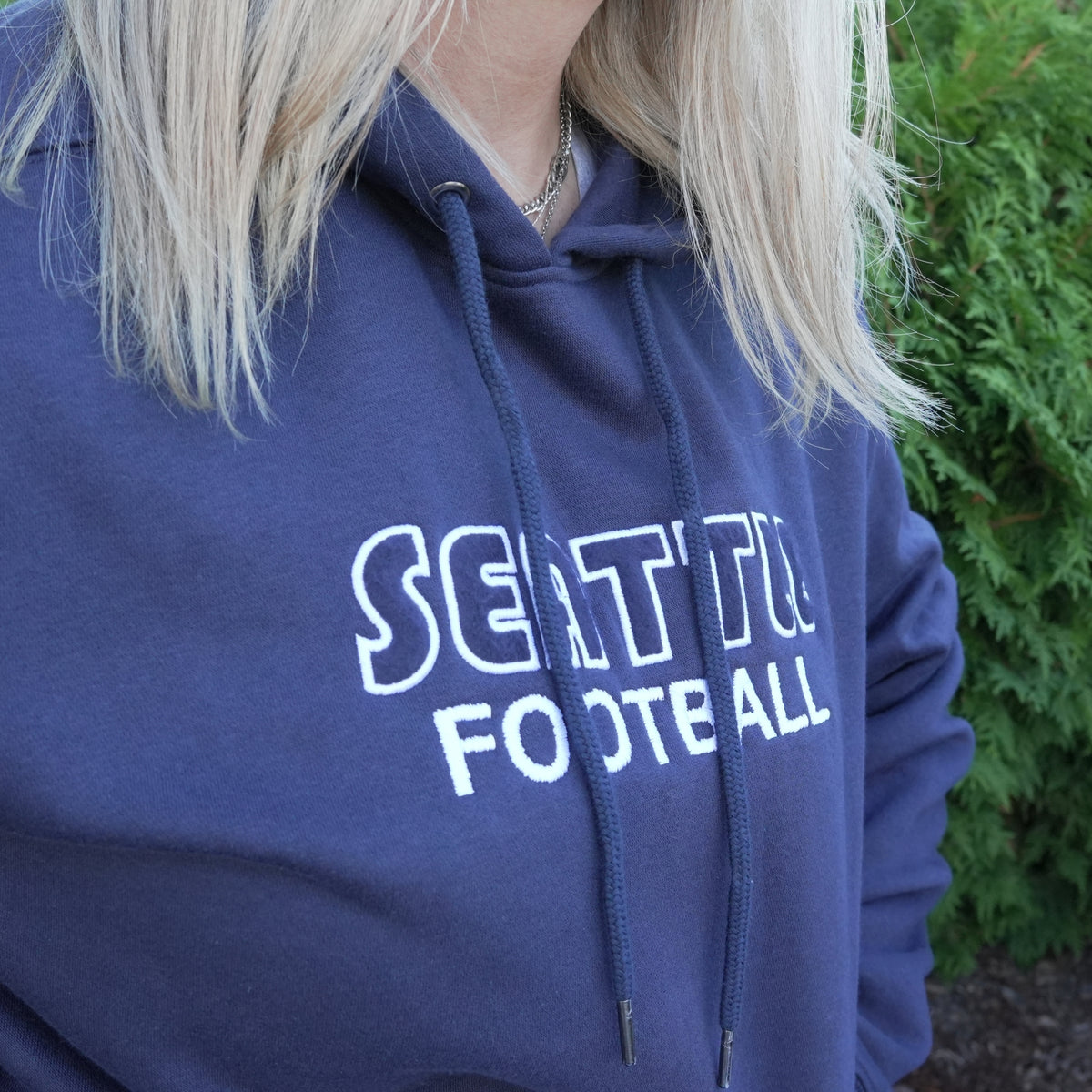 Seattle Football Vintage Embroidered Hoodie