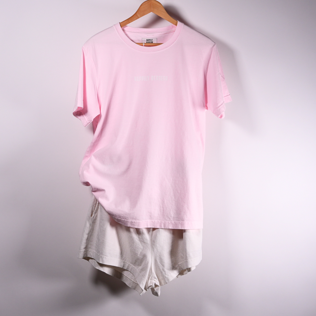 The Happily Berserk Heavyweight Vintage White Short